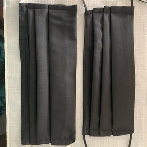 Black reusable cotton masks . 2 for $25